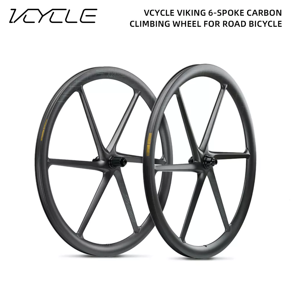 ล้อคาร์บอน VCYCLE EKW166, VIKING 6 แฉก 40 มม. – น้ำหนักเบา แข็งแรง รองรับ Tubeless | แบรนด์เยอรมัน รองรับ 12สปีด