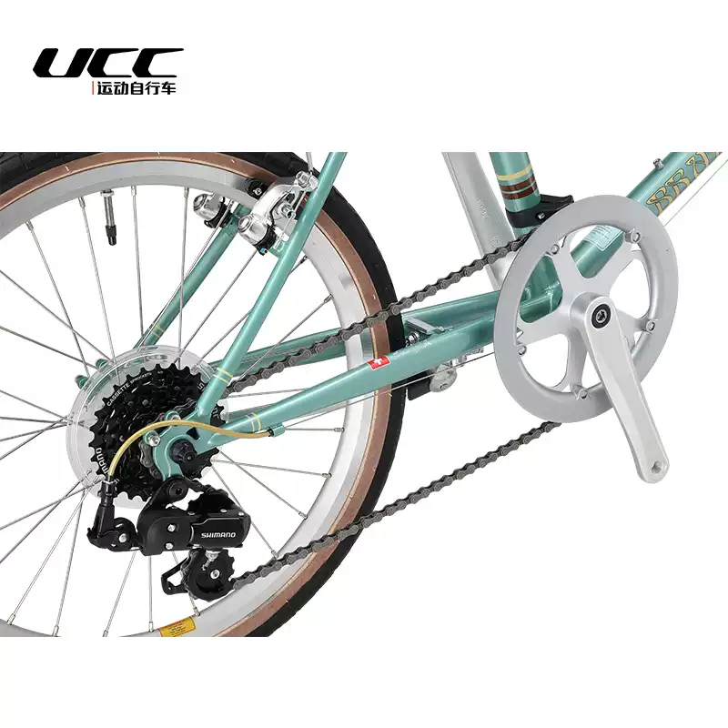 จักรยาน UCC BRUNO Mixte MiniVelo 20 นิ้ว | เฟรมโครโมลี 7 สปีด Shimano | 11 กก