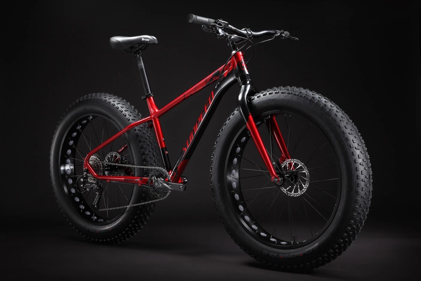 จักรยาน FATBIKE SUNPEED New SPARK ALLOY Frame Snow bike 26 inch*4.9 เบรคน้ำมัน เกียร์ shimano Altus 1*9 speed ปี 2025