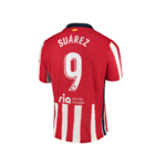 เสื้อแอตเลติโก มาดริด 2020 2021 ทีมเหย้า Home Vapor Match ติดชื่อ Suarez 9 ของแท้