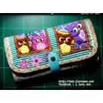 กระเป๋าใบยาวแบบสามพับ ผ้าอเมริกา - สั่งทำ