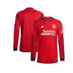 เสื้อแมนเชสเตอร์ ยูไนเต็ด 2023 2024 ทีมเหย้ารุ่นเวอร์ชั่นนักเตะ Home Authentic แขนยาวของแท้