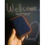 กระเป๋าใส่บัตรผ้ายีนส์ 9x13 cm - สั่งทำนะคะไม่มีพร้อมส่ง