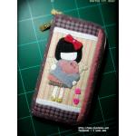 กระเป๋าใบยาว ผ้าทอญี่ปุ่น เทคนิค applique - สั่งทำ