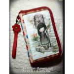 กระเป๋าสองซิป โทนแดง - สั่งทำค่ะ