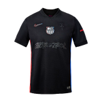 เสื้อบาร์เซโลน่า 2024 2025 ทีมเยือน 2024/25 Stadium Away x CACTUS JACK รุ่นสเตเดี้ยมสีดำของแท้
