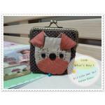 กระเป๋าปิ๊กแป๊กน้องปั๊ก ใส่เหรียญ สีช็อกโกแล็ต Pre Order