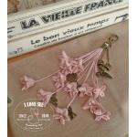 พวงช่อดอกแก้วผ้าทอจีน - สั่งทำได้ค่ะ