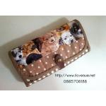 กระเป๋าสามพับใบยาว ผ้านอกทั้งใบ - สินค้าสั่งทำค่ะ