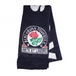 ผ้าพันคอที่ระลึกแบล็กเบิร์น Blackburn Rovers Scarf Rovers Jacq Longer Length ของแท้ 100%