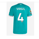 เสื้อลิเวอร์พูล 2025 2026 ชุดที่3 เวอร์ชั่นนักเตะ VIRGIL 4 อาร์มทอง No Room ของแท้