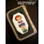 กระเป๋าสองซิป มีสายคล้องมือ ผ้าทอญี่ปุ่น ใส่โทรศัพท์ได้ เปลี่ยนโทนสีและแนวได้ค่ะ - สั่งทำจ้า