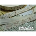 ป้ายผ้า Zakka ญี่ปุ่น ลาย Nature 1 เมตร (กว้าง 2.5 cm) 23 บล็อก