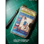 กระเป๋าสองช่อง 1 ซิป ผ้าอเมริกา - สั่งทำ