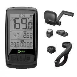 ไมล์ Meilan M4 Wireless Bike Computer, IPX5 กันน้ำ หน้าจอ 2.5 Inch ANT+ BLE4.0, with Cadence/Speed Sensor