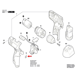 คลิป สว่านไร้สาย Bosch รุ่น GSR-120Li [#70] Pn.2609110838 (แท้-สั่ง)