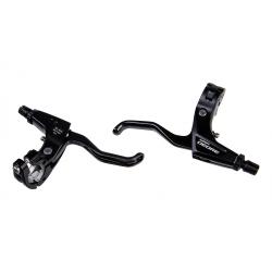 มือเบรค SHIMANO DEORE BL-T610, V-Brake, สีดำ, สีเงิน, R/L (Malay)