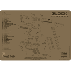 GLOCK® 42-43 SCHEMATIC Coyote PROMAT