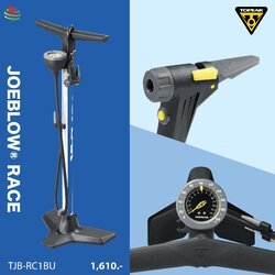 สูบตั้งพื้น TOPEAK JOEBLOW™ RACE ART NO: TJB-RC1BU เติมลมได้ ปล่อยลมได้ สูงสุด 200TPI