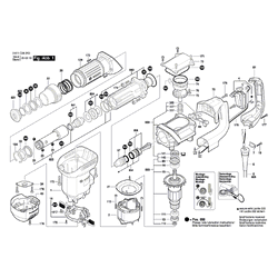 GSH500 เครื่องสกัดไฟฟ้า BOSCH Spare Parts