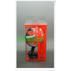 NIB 3D 2002B Rear View Bicycle Mirror Handlebar กระจกกลมนูนใหญ่ เสียบปลายแฮนด์ สำหรับรูเล็ก 15-22มม. ขาสั้น