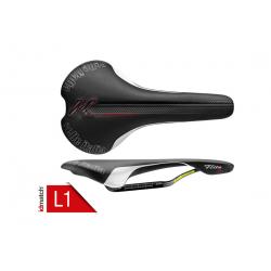 SELLE ITALIA อานนั่ง, FLITE KIT CARBONIO, สีดำ (Road/MTB), L1