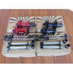 ดุมดิส ดุมเสือภูเขา Bitex ,MTR12 MTB HUBS 4 in 1 / 290g Anti Bite (ดุมหน้า 15/9มม + 10/12x135/12x142มม.)