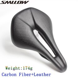 เบาะเสือหมอบ SMLLOW SML160 รางคาร์บอน 174g สีดำ