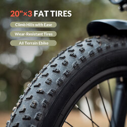 5thwheel INVANTI-EB11 จักรยานไฟฟ้าพับได้ 48V 500W ล้อหนา 20x3” | แบต 10.4Ah | 7 เกียร์ | วิ่งไกล 72 กม. |