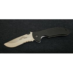 Emerson Commander Stonewash / Black G-10 Serrations