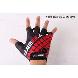 ถุงมือสำหรับปั่นจักรยาน TEAM Cycling Gloves แบบครึ่งท่อน