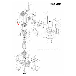 RIVET 0-5 เราท์เตอร์ (Router) Makita 3612BR [#5] Pn.953106-2 (แท้) ##
