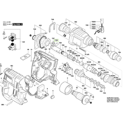 สลักลูกสูบ สว่านลมไร้สาย Bosch บอช GBH 180-LI [#29] Pn.1613100034 (แท้) ##