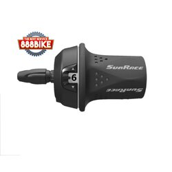 มือเกียร์เสือภูเขาแบบบิด Sunrace TSM21 6สปีด มีสายในเกียร์