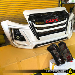 รีวิวงานติดตั้ง D-MAX 2012-2015 : กันชนหน้า TAKAi + ไฟท้าย 2024 style