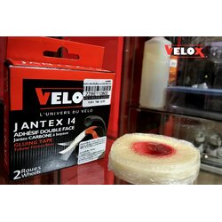 เทปกาวสองหน้าสำหรับยางฮาล์ฟ Velox Jantex 14 tubular tape for carbon rims( สำหรับ 2 วง)