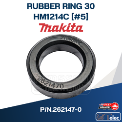 RUBBER RING 30 เครื่องสกัดคอนกรีต Makita มากีต้า HM1214C [#5] P/N.262147-0 (แท้) ##