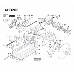 ก้านสูบ เครื่องตัดเหล็ก BOSCH รุ่น GCO14-24, GCO200, GCO220 Pn.1609B03597 (แท้-สั่ง)