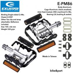 บันไดคลีท บันไดกระเทย EXUSTAR E-PM86 (ใช้ได้ทั้งรองเท้าธรรมดา+คลีท)