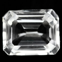 โทแพซสีขาว 3.55 กะรัตทรงสี่เหลี่ยม