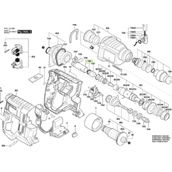 โอริง สว่านลมไร้สาย Bosch บอช GBH 180-LI [#65] Pn.1610210244 (แท้) ##