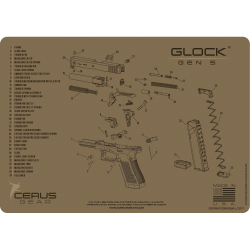 GLOCK® GEN5 SCHEMATIC Coyote PROMAT