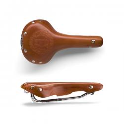 SELLA ITALIA อานนั่งหนัง, MITICA, สีดำและสีน้ำผึ้ง, ทำจากหนัง