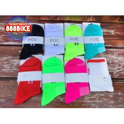 ถุงเท้าปั่นจักรยาน POC Cycling socks เนื้อผ้าระบายอากาศ และ ยืดหยุ่นสุง(โปรดระบุสีตรงหมายเหตุ)