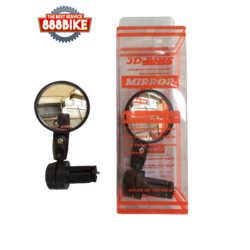 กระจกกลม Bicycle Mirror กระจกกลมปลายแฮนด์ แบบเสียบ