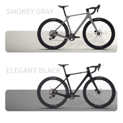 จักรยานกราเวล SAVA GELARO S6 2025 | เฟรมคาร์บอน T800 น้ำหนักเบา | Shimano GRX600 1x11 สปีด | สีขาว เทา ทอง ดำ |