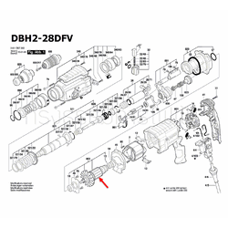 ทุ่น สว่านโรตารี่ Bosch บอช GBH 2-28 DFV Pn.1619P12114 (แท้-สั่ง)