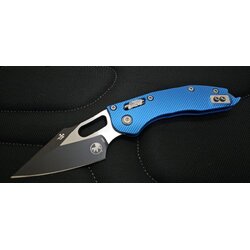 Microtech Knives Manual Stitch RAM LOK Fluted Aluminum Blue Standard & Black M390MK