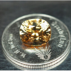 พลอยเพทายกัมพูชา 3.47 กะรัต IF (0909)