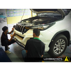 รีวิวงานติดตั้ง ชุดแต่ง VAZOOMA-X | กระจังหน้า APOLLO | ไฟท้ายแต่ง : FORTUNER 2015-2019